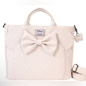 NWT Loungefly Disney Minnie Mouse Checkered Convertible Backpack to  Crossbody